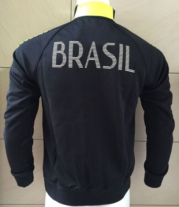Brazil 2015-16 Black Jacket - Click Image to Close